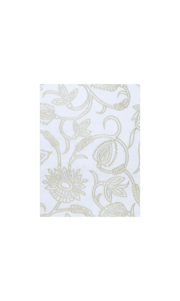 White & Ivory Floral Custom Fake Shades For Dining Room