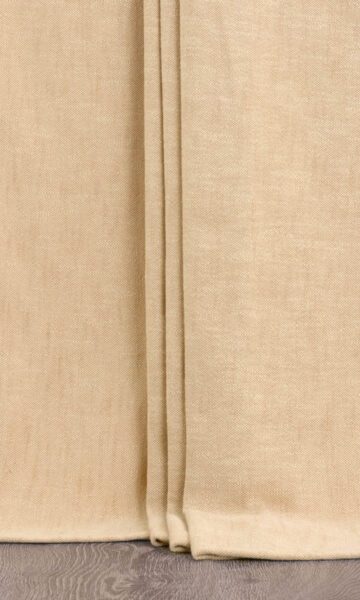Beige Cotton Custom Curtains For Bedroom