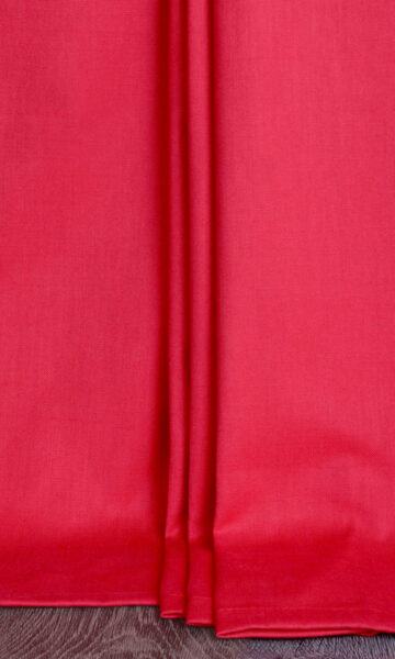 Red Cotton Custom Extra Long Drapes