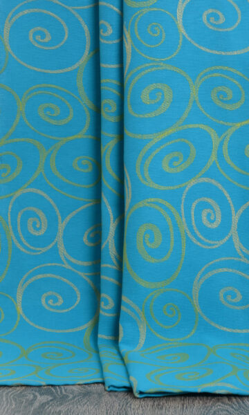 Blue Custom Roman Blinds For Bedroom