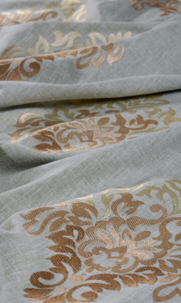 Grey Floral custom Window Blinds