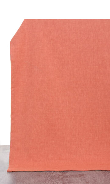 Orange Cotton Custom Roman Shades
