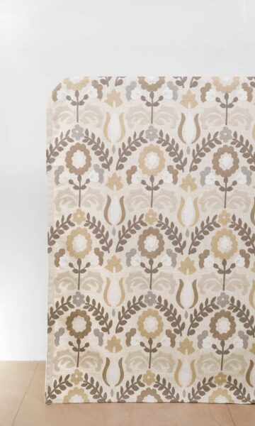 Floral Extra Long Custom Curtain