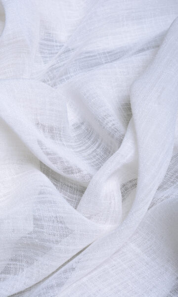 White Sheer Custom Drapes For Dining Room