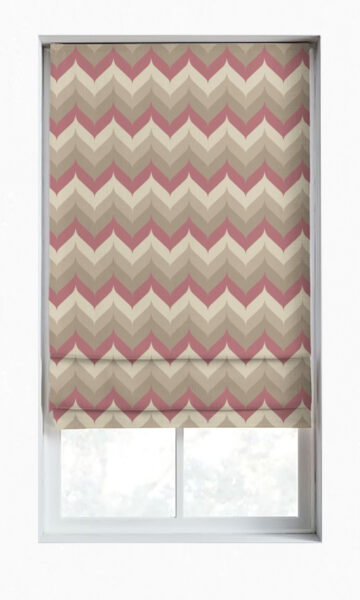 Abstract Custom Roman Blinds For Living Room