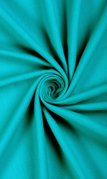 Blue Cotton Custom Window Treatments