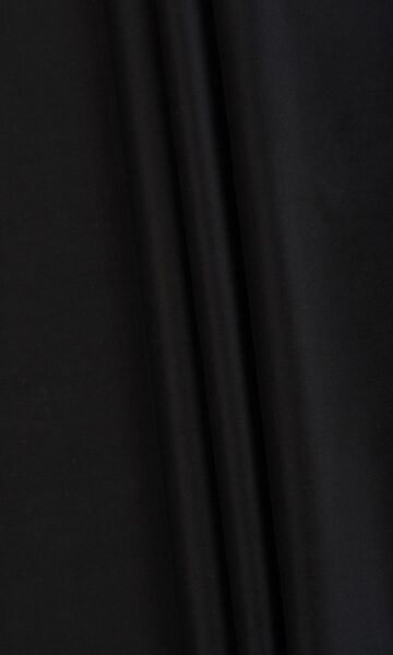 Black Silk Custom Drapery & Roman Blinds