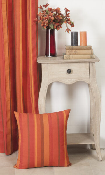 Printed Custom Knife Edge Cushions & Curtains