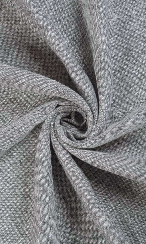 'Cinzenta' Linen Sheer Window Drapes/ Curtain Panels (Grey)