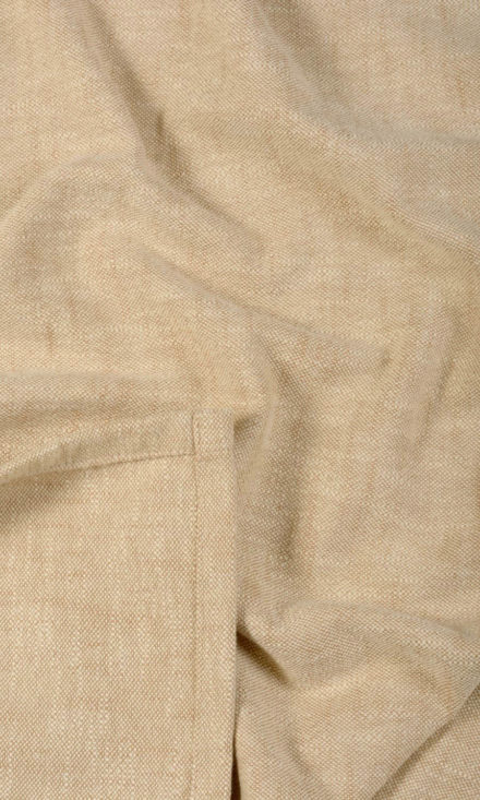 'Teefleck' Custom Size Curtains (Pale Beige/ Tan Brown)