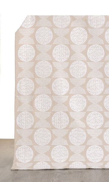 Geometric Custom Extra Long Curtains