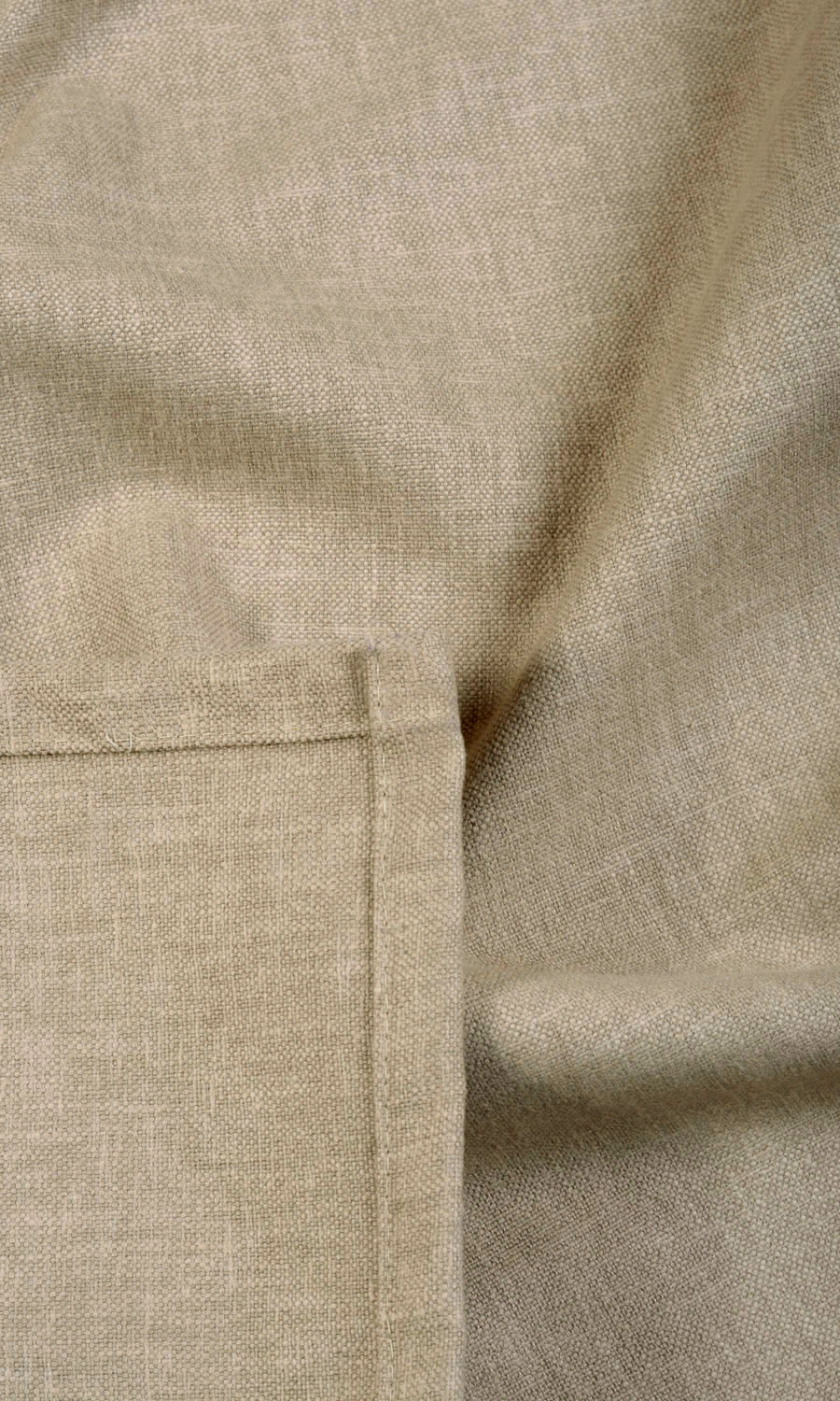 'Kansa' Linen Blend Custom Size Curtain Panels (Brown)