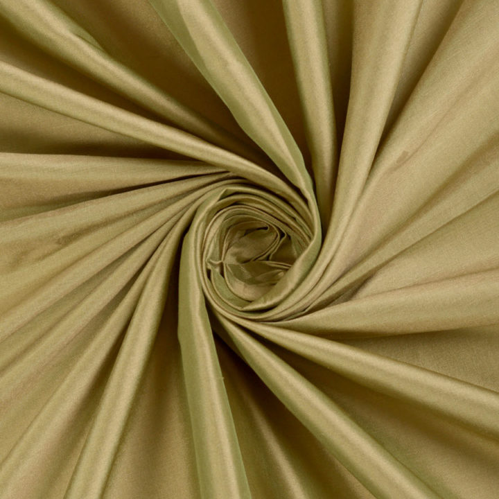 ‘Mantar’ Shantung Silk Made-to-Order Roman Blinds (Moss Green)