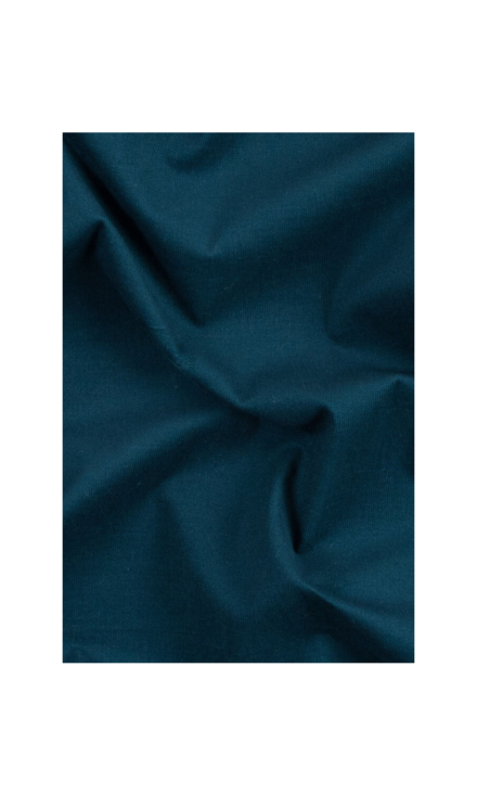 'Blue China' Custom Cotton Fabric Sample (Prussian Blue)