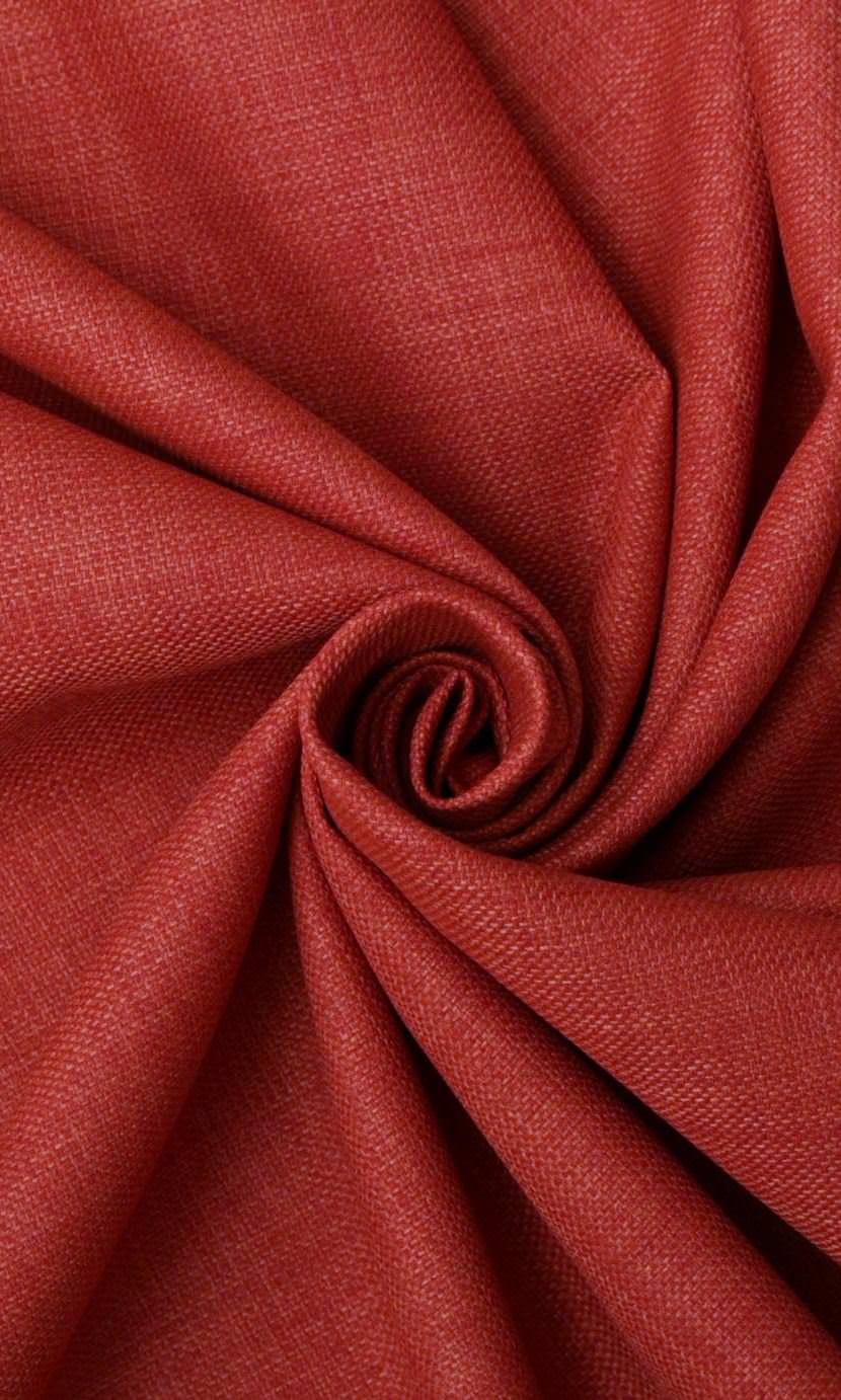 Blazer Red' Custom Size Window Fabric Sample (Red/ Orange)