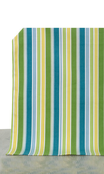 Striped Printed Cotton Custom Drapery