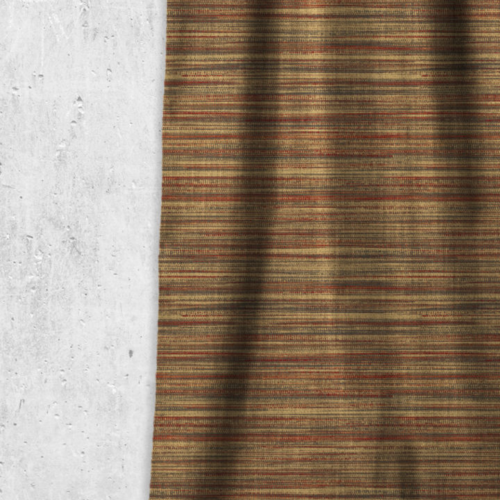&#8216;Puebla Stripes&#8217; Fabric by the Yard (Sandy Brown)