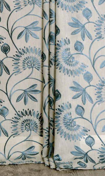 Floral Printed Extra Long Drapes