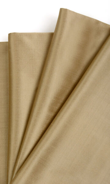 Beige Custom Curtains & Roman Shades