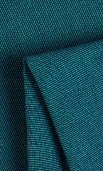 Green Cotton Custom Drapery