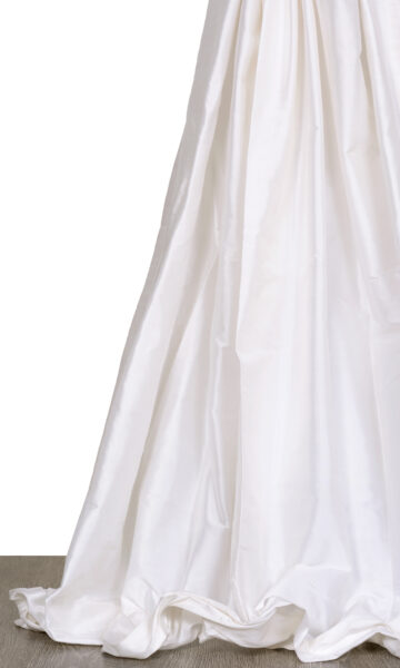 Plain Silk Extra Long Custom Drapes