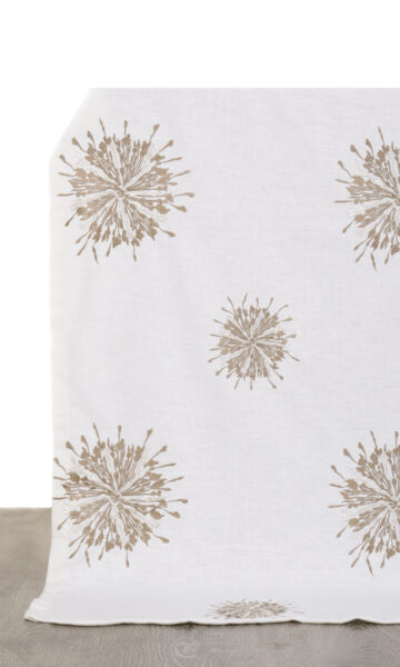 White Custom Drapery & Roman Blinds