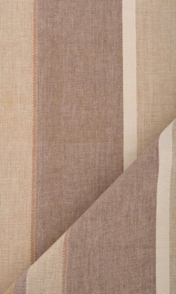 Striped Custom Drapery & Roman Blinds