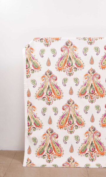 Printed Paisley Custom Curtains