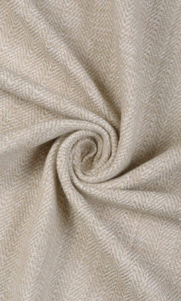 Beige Custom Drapery & Roman Blind