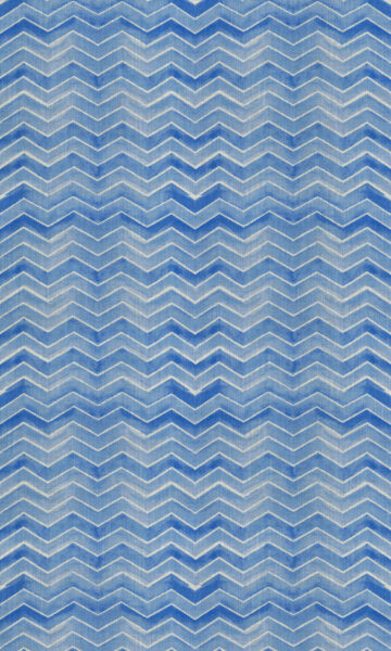 Blue Geometric Custom Curtains