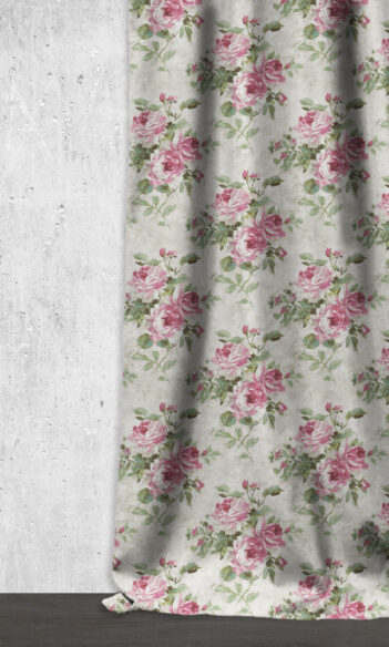 Floral Printed Custom Drapes