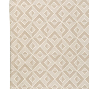 Beige Geometric Extra Long Custom Curtains