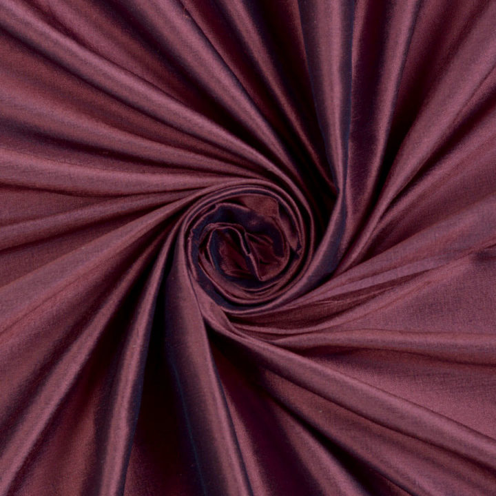 ‘Mohtaha’ Shantung Silk Made-to-Order Roman Shades (Wine Purple)