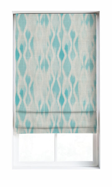 Printed Roman Blinds For Living Room