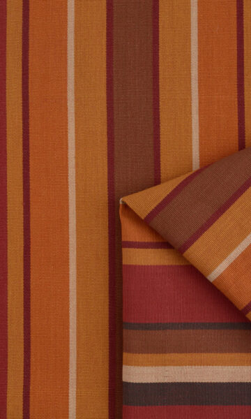 Striped Custom Fake Roman Shade