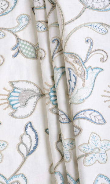 Floral Printed Custom Drapes