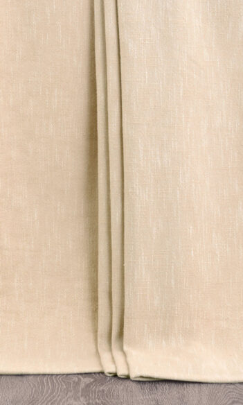 Beige Custom Curtains & Roman Shades