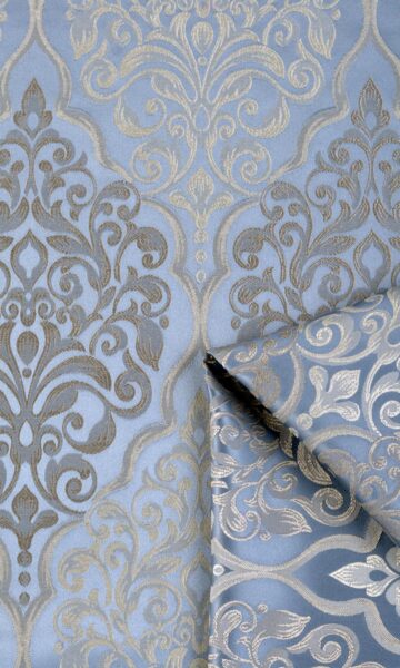 Damask Extra Long Custom Curtain