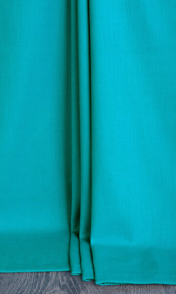 Blue Cotton Custom Roman Blinds