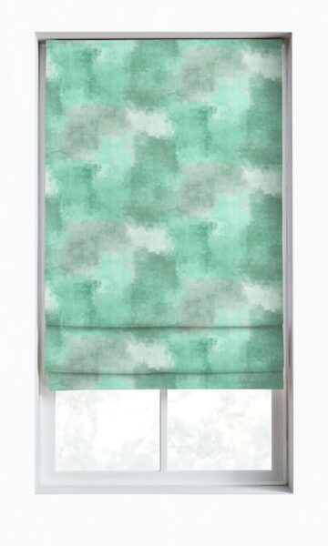 Printed Custom Roman Blinds For Living Room