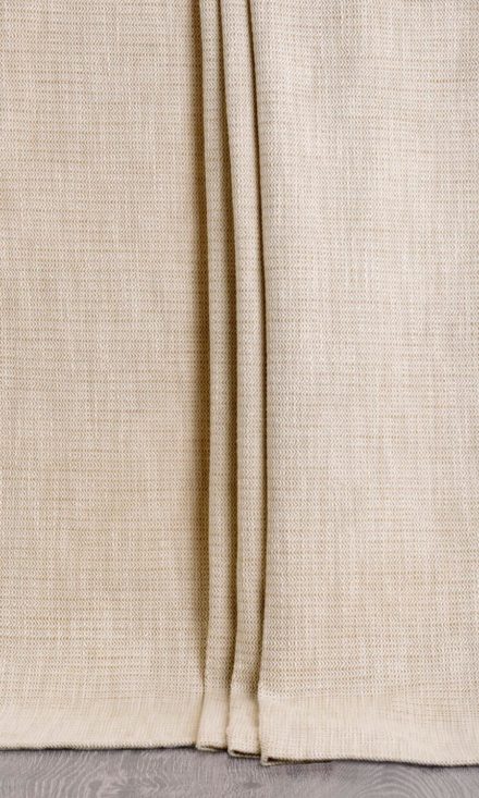 'Bej' Textured Curtain Panels (Sepia Beige/ Off White)