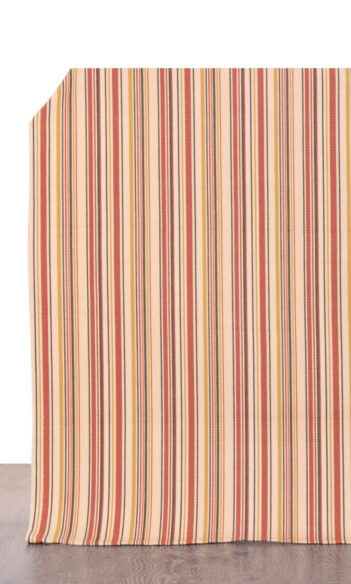 Striped Custom Drapes For Dining Room