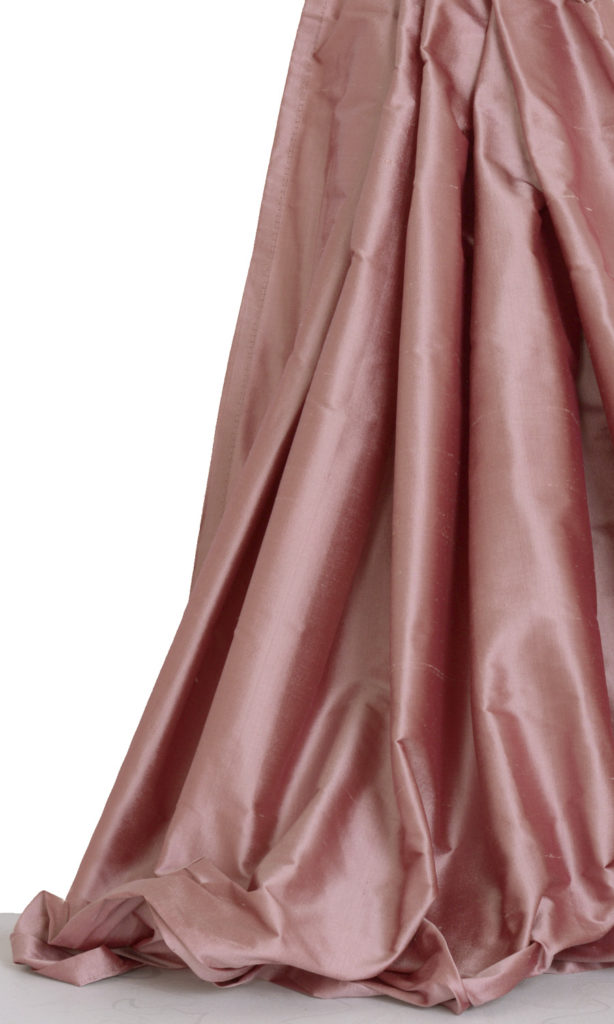 Strawberry Cream Pink Silk Shantung 54