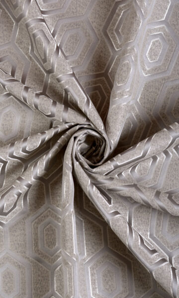 Grey Back Tab Top Custom Drapes