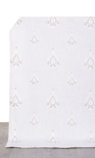 White Custom Roman Blinds For Living Room