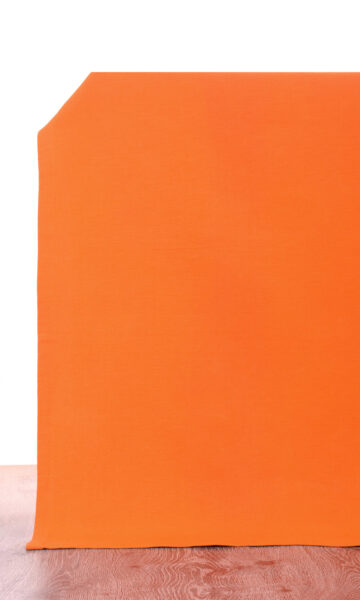 Orange Custom Roman Shades
