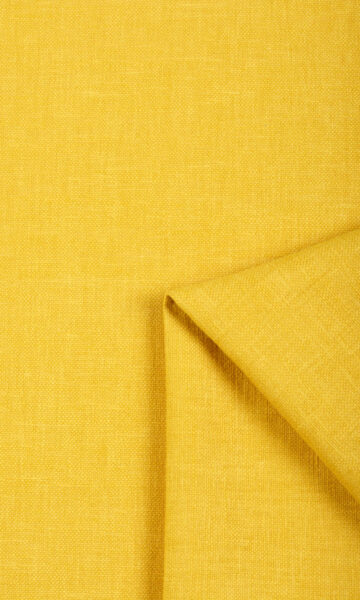 Yellow Plain Extra Long Custom Curtain