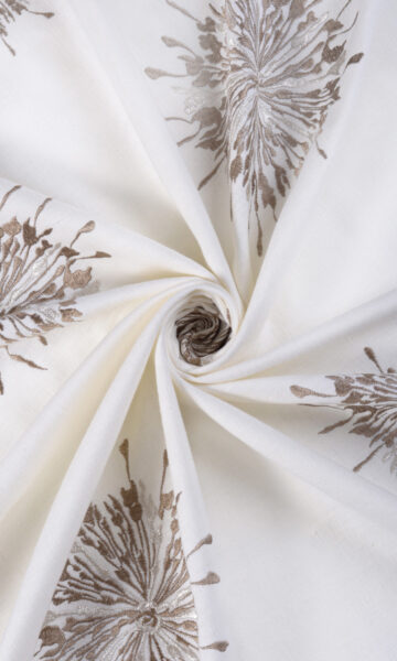 White Custom Drapes For Living Room