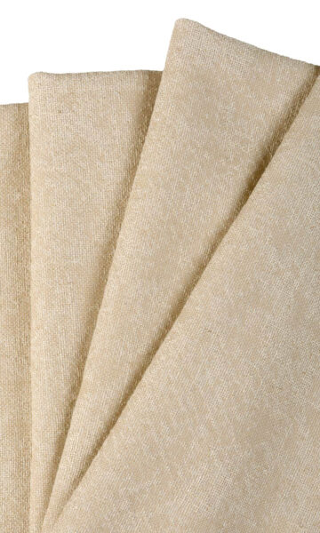 Beige Custom Curtains & Roman Shades