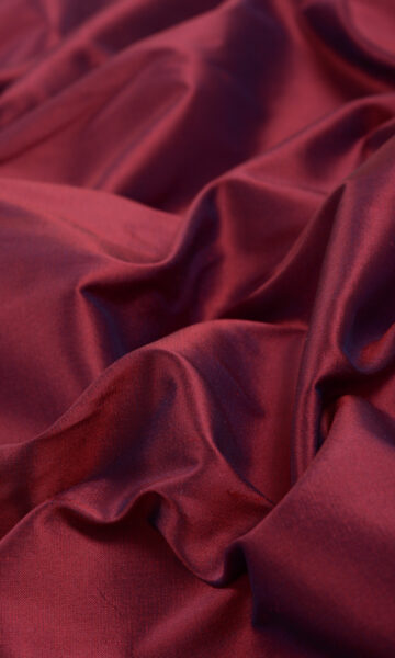 'Skuqem' Shantung Silk Made-to-Measure Roman Blinds (Crimson Red) - Image 5
